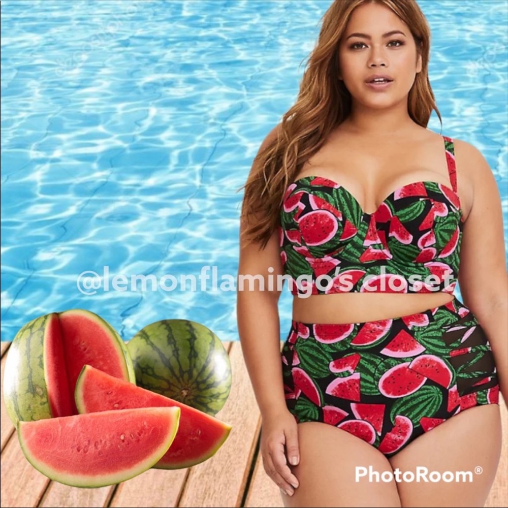 Torrid watermelon bikini swimsuit 1x / 2x